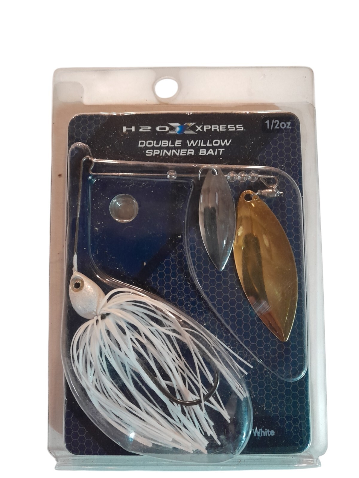 H20 Xpress Tandem Blade Spinner Bait 1/2OZ  Stainless Steel Wire and Blades Bait