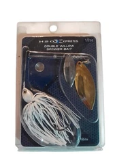 H20 Xpress Tandem Blade Spinner Bait 1/2OZ  Stainless Steel Wire and Blades Bait