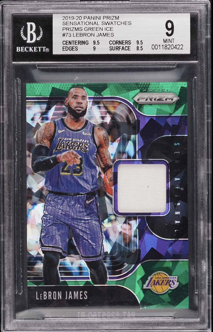 その他 2019-20 Panini Prizm Green Ice LEBRON 2019-20 Panini Prizm Green Ice LEBRON
