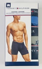Tommy Hilfiger Underwear Men's Microfiber Boxer Brief 3 Pack Size M, L BRAND NEW