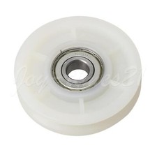 Beige Groove Bearing Cable Pulley Wheel for Gym Equipment 70mm OD