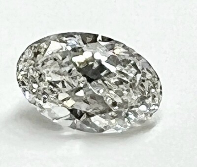 GIA Certificate Oval Shape Cut J Color SI2+ Clarity Natural