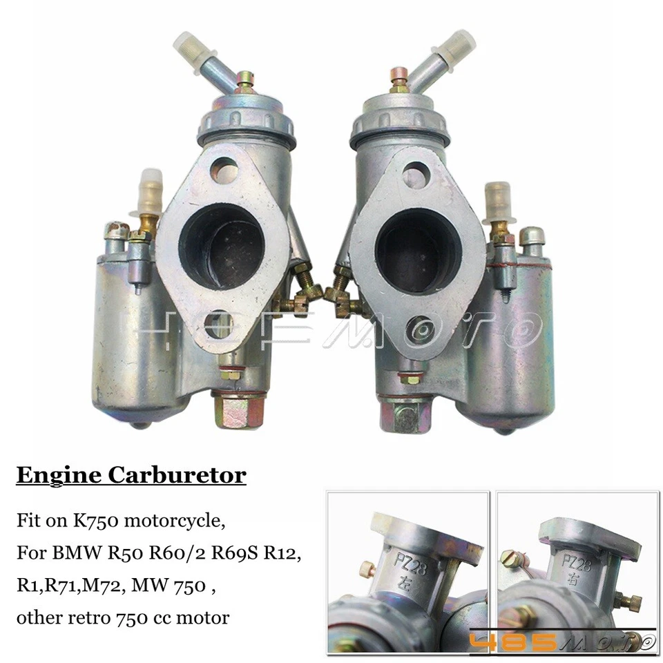Carburador retro doble cilindro KC750 para BMW R50 R60/2 R69S R12 R1 R71 M72 K750 Foto 2 de 4