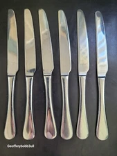 GINKGO 18/0 Stainless Steel - VARBERG - SET OF 6 DINNER KNIVES Flatware