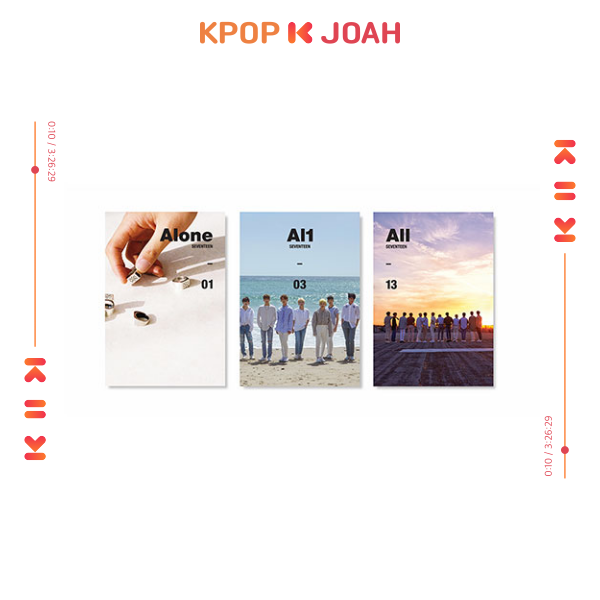 SEVENTEEN [AL1] 4th Mini Album CD+PhotoBook+Card+PostCard+Sticker+