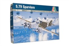 Italeri 1290 1/72 Modellino Bomber Kit Seconda Guerra Mondiale Italiano Savoia-Marchetti SM.79 Sparviero
