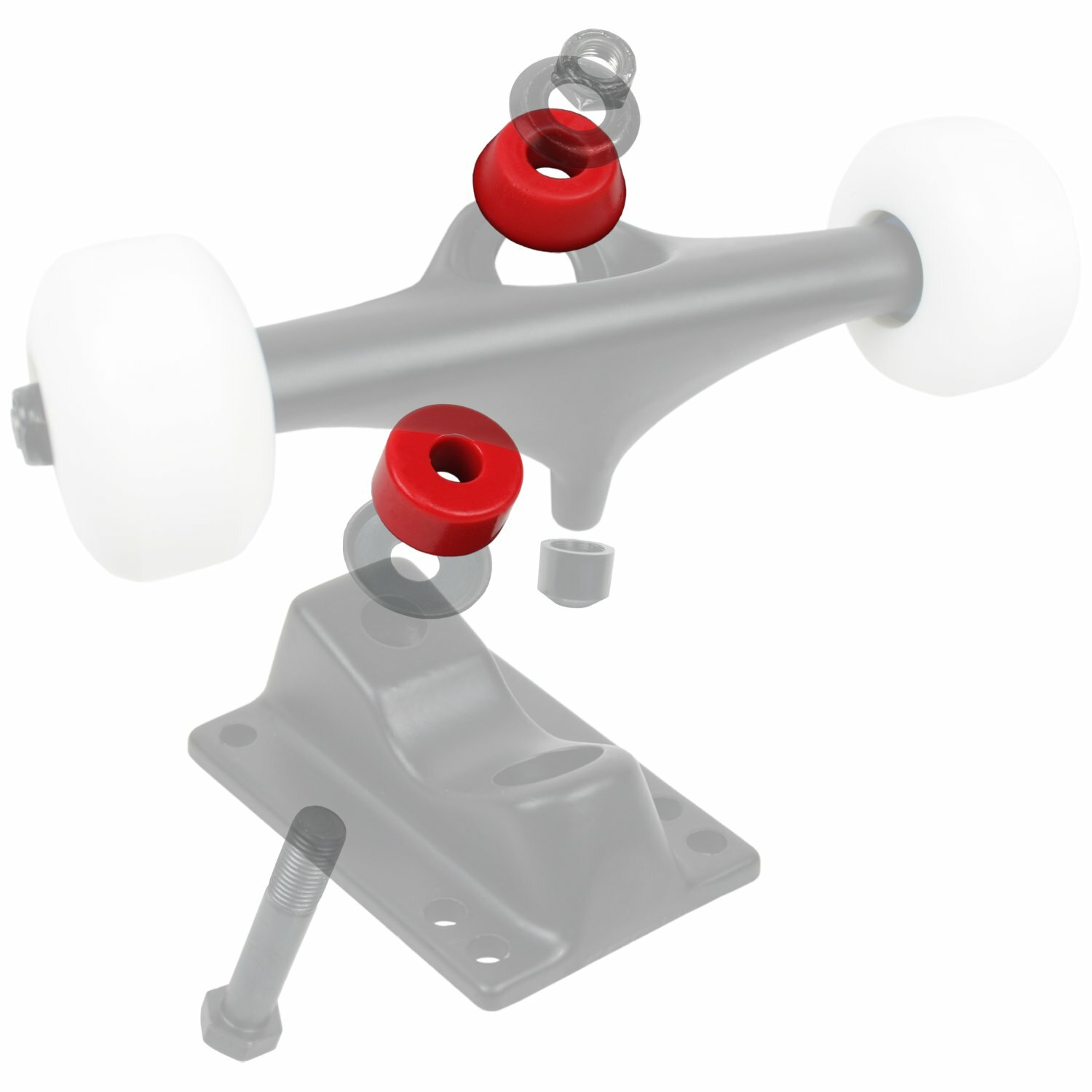 Skateboard Longboard Truck Replacement Bushings Med 96a 20-Pack (for 10 trucks)