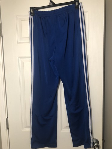 De Colección Adidas Azul Claro Jogger Pantalones de pista 3 Rayas  cremalleras del tobillo Tamaño Grande | eBay