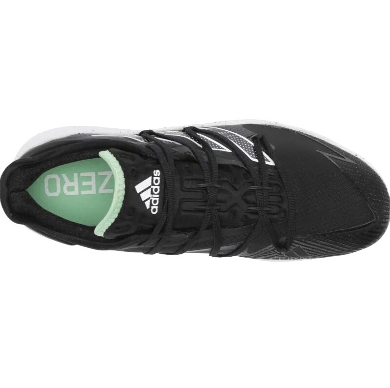 Adidas Afterburner Men\'s Baseball Cleats Carbon Black White Size‎ 9 FV8805 New Adidas Adizero Afterburner Baseball Black White Cleats Men main image 4
