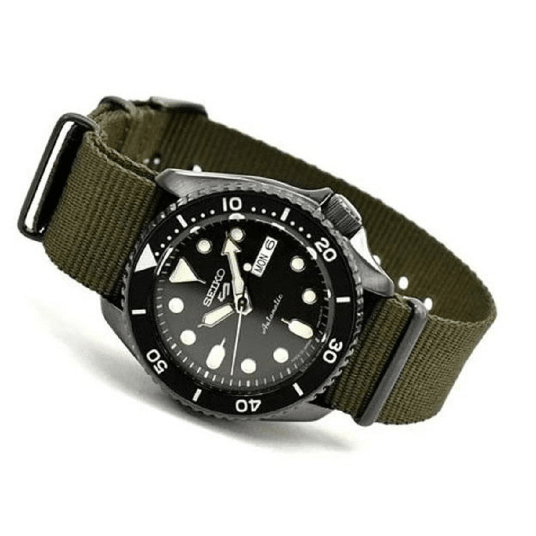 Seiko 5 Sports Men's Black Watch - SRPD65K4 for sale online | eBay