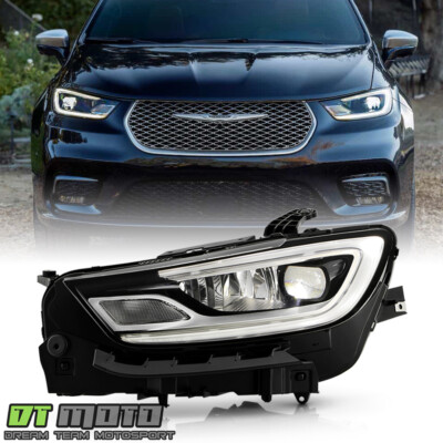 For 2021-2024 Chrysler Pacifica LED DRL Projector Headlight Headlamp - Driver