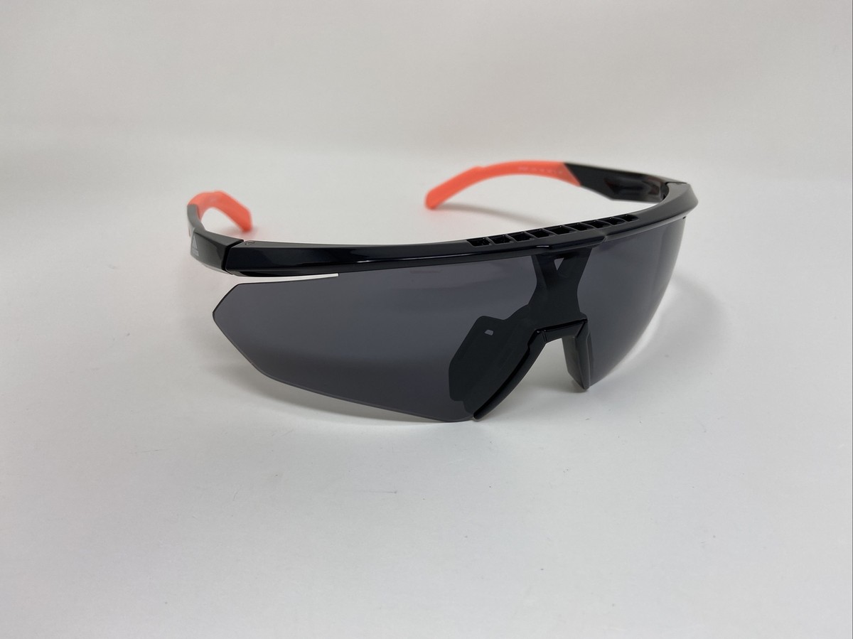 Adidas Sport SP0027 01A Shiny Black Smoke Wraps Baseball Cycling 