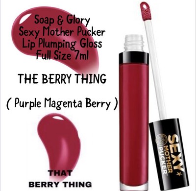 Soap & Glory Sexy Mother Pucker Lip Plumping Gloss Lip Plumper THE BERRY THING