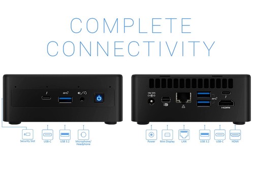 Intel NUC11PAHi5 I5-1135G7 / 16G Ram / 500G M2 SSD, Win11 Pro. / mit Adapter getestet - Bild 2 von 5