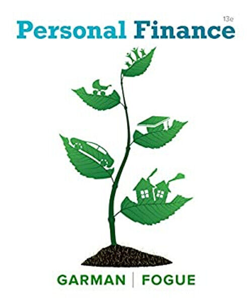 Personal Finance Hardcover E. Thomas, Forgue, Raymond Garman
