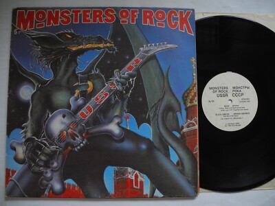 Monsters Of Rock USSR 2 LP 1992 Russia EX BLACK OBELISK/MASTER