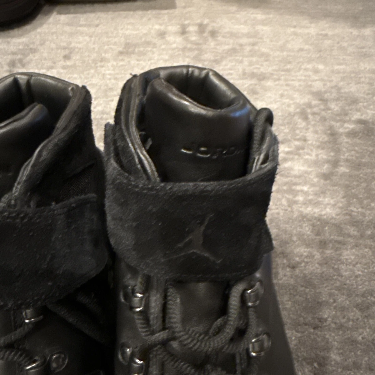Bota Air Jordan Boss Negra Para Hombre Talla 8 20 Aniversario Rara IOB 2005 Sin Caja