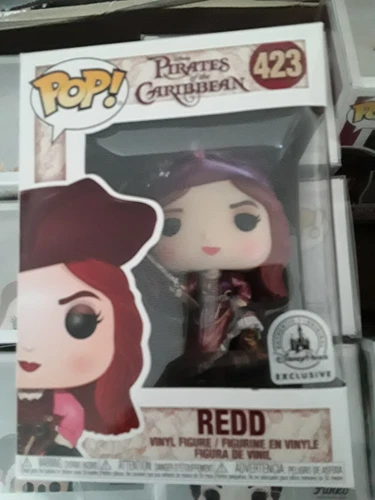 Funko Pop! Pirates Of The Caribbean Redd #423 Disney Parks Exclusive w/Protector