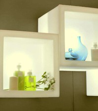 Designer Leucht-Würfel für Innen- und Außenbereich, vielseitig und stapelbar