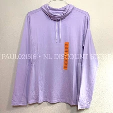 COLUMBIA Women's Omni-Wick Cowls Neck Long Sleeve Active Top Pullover ~ XXL