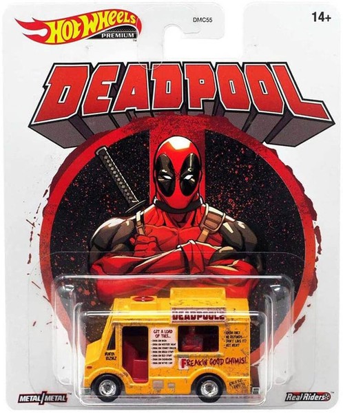 Deadpool Chimichanga Truck Retro Entertainment 1:64 Hot Wheels GRP96 DMC55-image