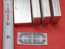 4 Pieces 1/2" X 1-1/4" ALUMINUM 6061 FLAT BAR 3" long Extruded Mill Stock