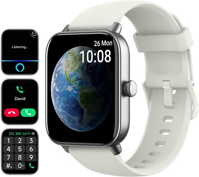 #ad Smart Watch 1.8quot; Screen Fitness Tracker with Heart Rate Sleep Monitor Pedometer $26.99