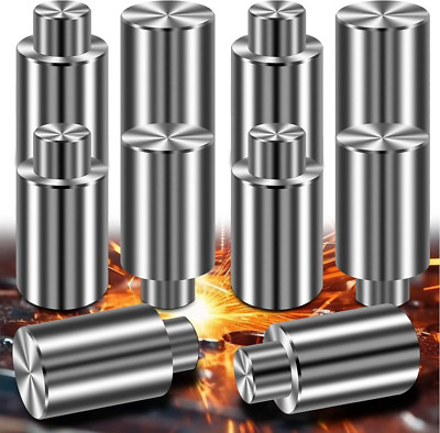 Welding Table Fixture Pins, 10 Pack, 5/8'' X 1'' X 1.5'', Silver, Welding Clamps