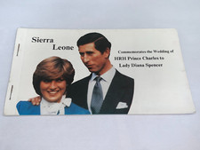 1981 Royal Wedding Charles and Diana MNH Sierra Leone Le2 Stamp Booklet