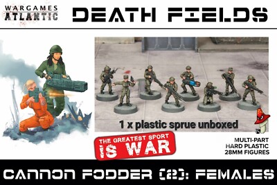 Kanonenfutter Wargames Atlantic WAADF006 28 mm 1/56 Maßstab 1 Anguss unverpackt