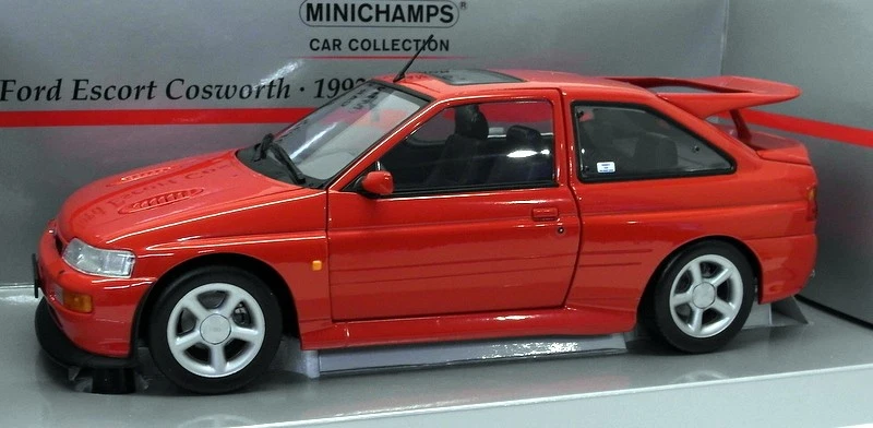Minichamps 1/18 Scale Diecast 150 089021 Ford Escort Cosworth 1992 Red - Image 2 of 4