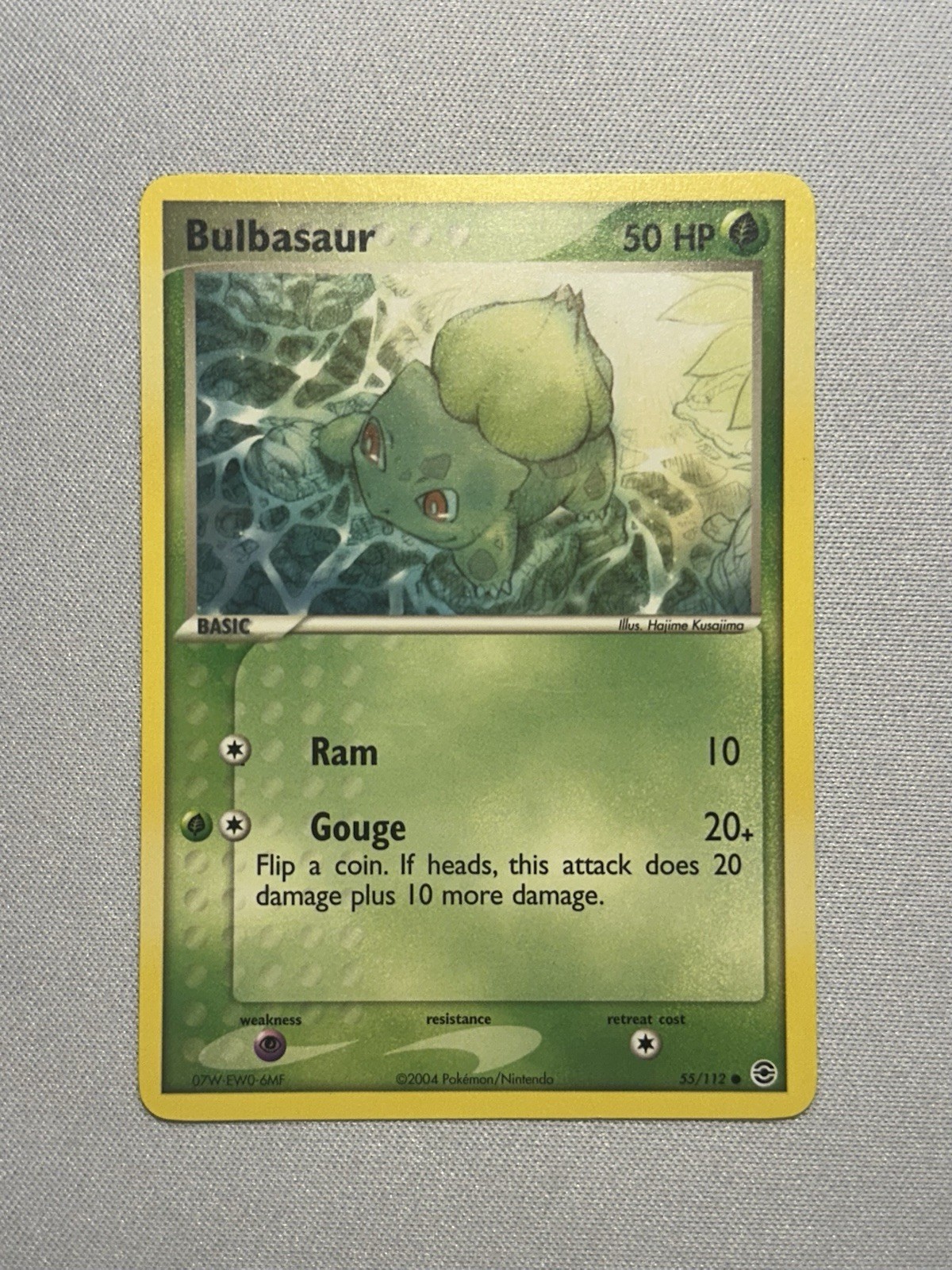 Pokémon TCG - Bulbasaur (55/112) FireRed & LeafGreen - Regular Rare - NM