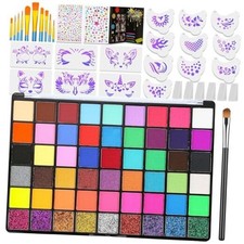Professional Face Painting Kit for Kids and Adults 54 Color Water 54-colors