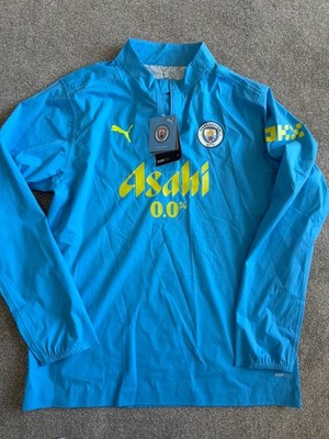 Manchester City Damen Player Issue Team 1/4 Zip Training Regen Puma Pro Jacke M
