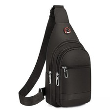 Sling Bag Men Women Crossbody Chest Pack Travel Sports Shoulder Backpack Canvas