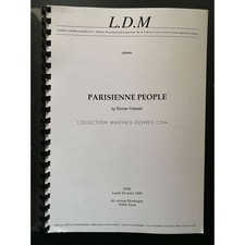PARISIENNE PEOPLE production bible 20p - 9x12 in. - 1999 - Roman Polanski, Roman