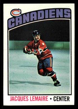 1976-77 Topps Jacques Lemaire (HOF) #129 - Montreal Canadiens