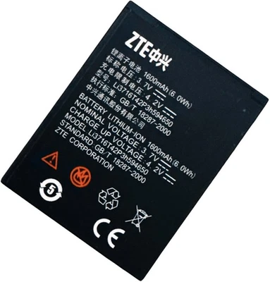 Original ZTE Grand X / Blade 3 / Blade 3 Pro / Blade C Akku Li3716T42P3H594650 - Bild 1 von 4