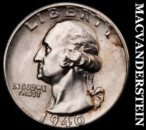 1940-S Washington Quarter- Silver Gem Brilliant Uncirculated MS++++  #i4363