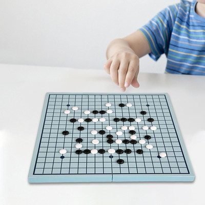 Traditionelles Go Set Klappbrett für zwei Spieler Kinder Erwachsene interaktives Spielzeug