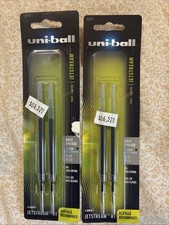 Uniball Jetstream RT Ballpoint Pen Refills BLUE Med 1.00mm 35973 NEW Lot of 2