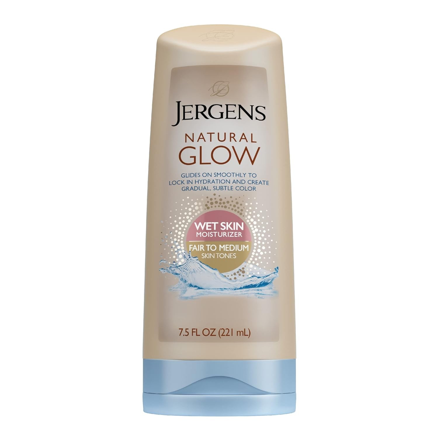 Jergens Natural Glow In-Shower Lotion for Fair to Medium Skin Tones on Wet Skin