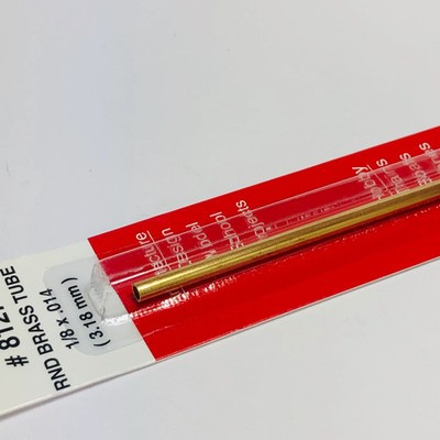 K&S 8127 Round Brass Tube 1/8'' OD x 12''