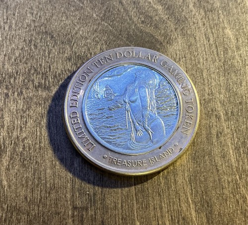 Treasure Island Siren of the Sea Limited Edition Ten Dollar Gaming Token