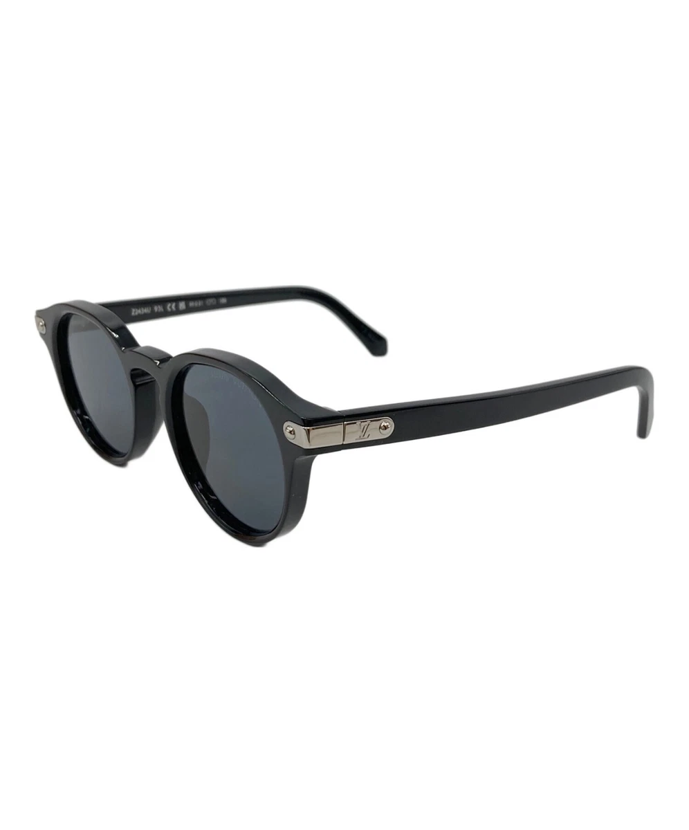 ルイヴィトン LOUIS VUITTON MEN'S LV Signature Round Sunglasses Z2434UBLACK USED