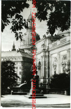 Drezno Brzeg tarasu Brühlsche Taras Rietschel Pomnik KOPIE-AK