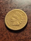 1860 Indian Head Copper Nickel Cent, Rd. Bust, Philadelphia     inv05    p176