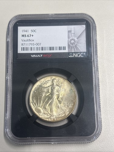 1941 P 50c Walking Liberty Half Dollar NGC MS67