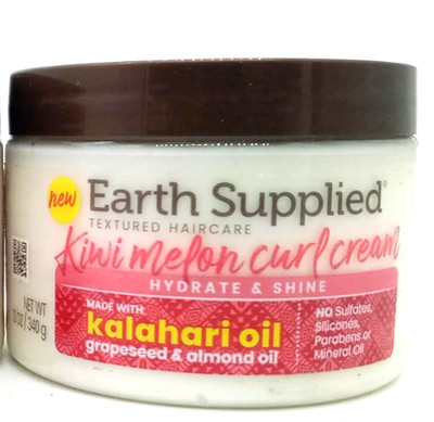 Earth Supplied Kiwi Melon Curl Cream Kalahari Oil 12oz NEW