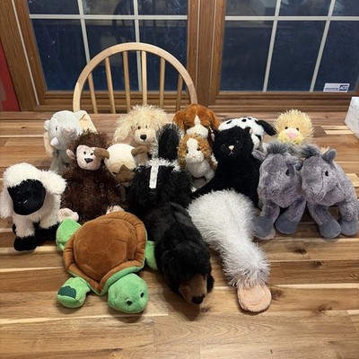 Lot of 16  Mixed Webkinz Plush Toys GANZ No Codes Stuffed Animals